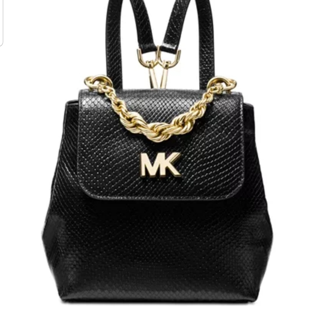 Michael Kors Mott Python Convertible Backpack - Picture 4 of 5